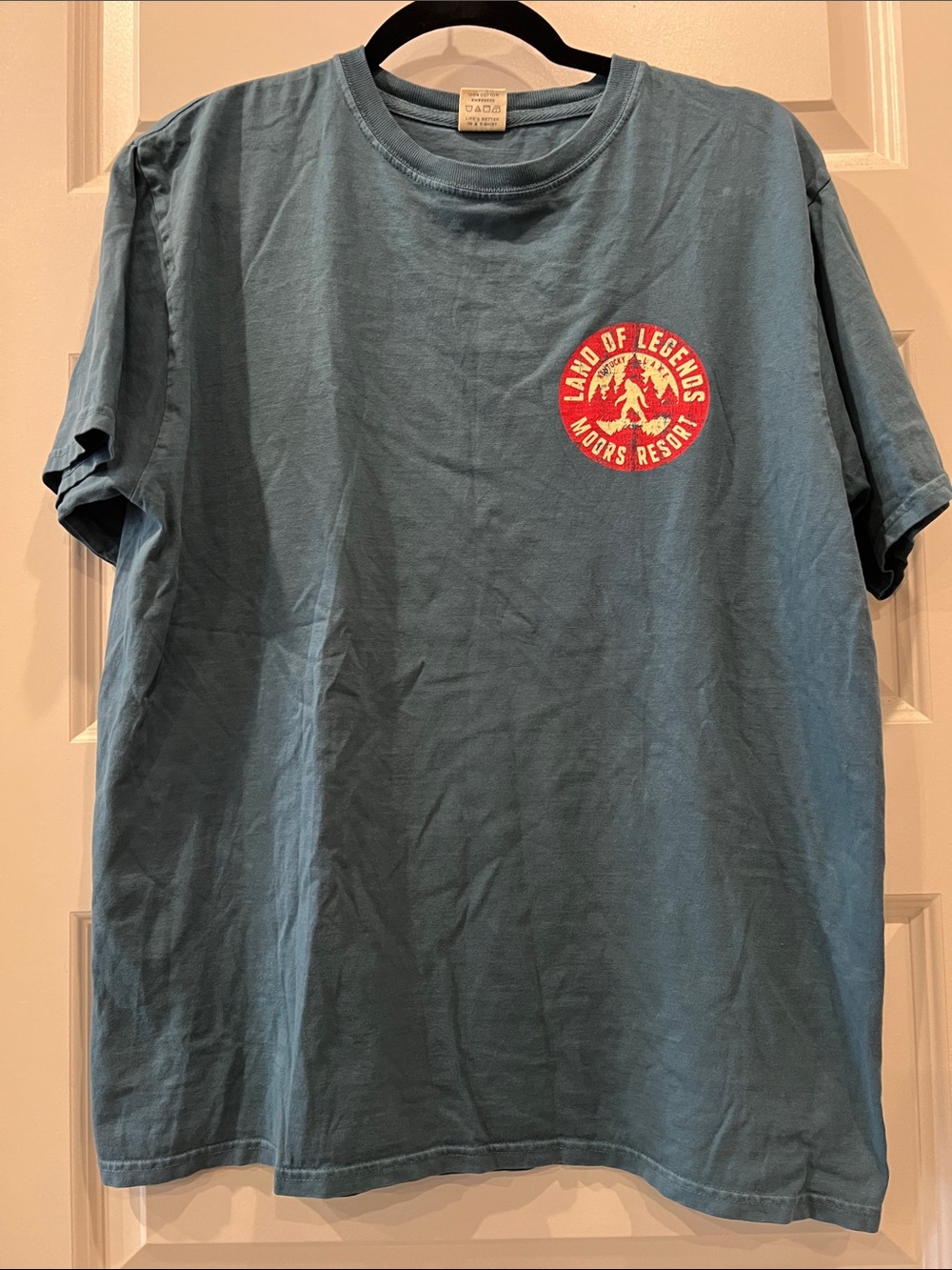 Land of Legends Blue Graphic Crewneck T-Shirt
